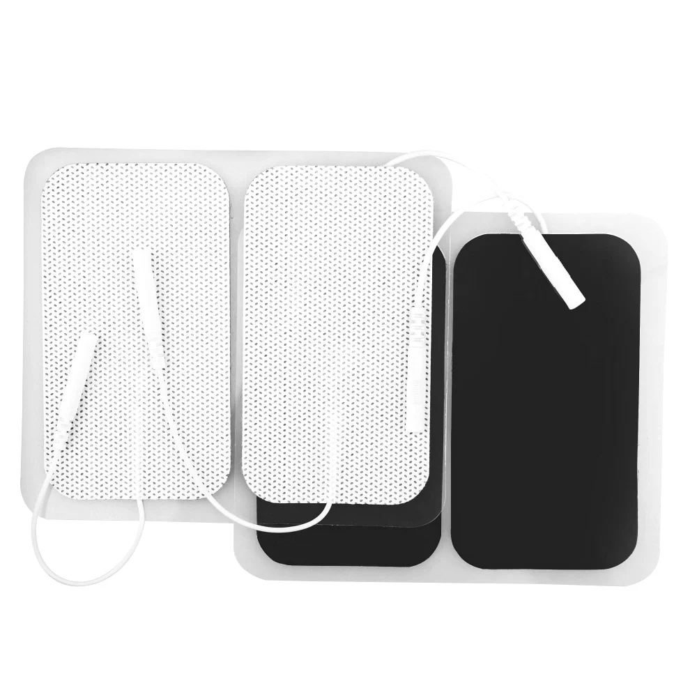 LotFancy TENS Unit Electrode Pads, 2x3.5 in, 40-pack, White