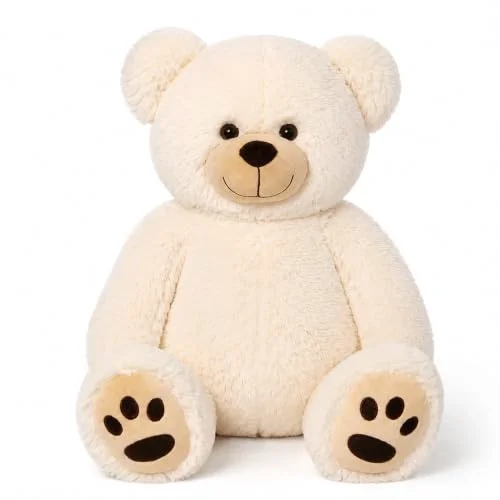 LotFancy Teddy Bear Stuffed Animals, 20 in, Beige