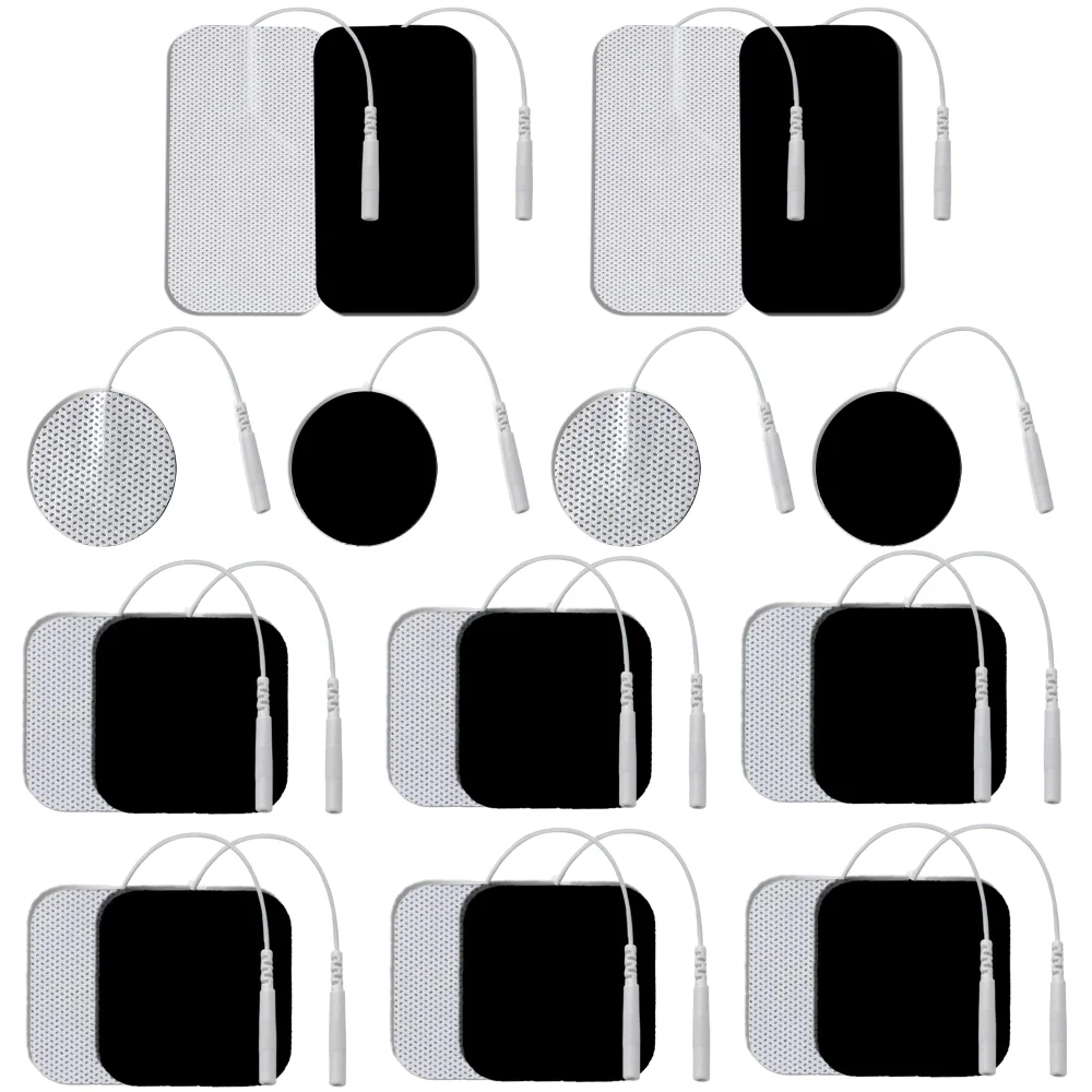 LotFancy TENS Unit Replacement Pads, 2x2 in, 20-pack, White