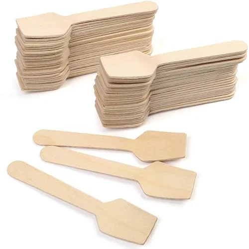 LotFancy Mini Wooden Spoons, 3.75 in, 120-pack
