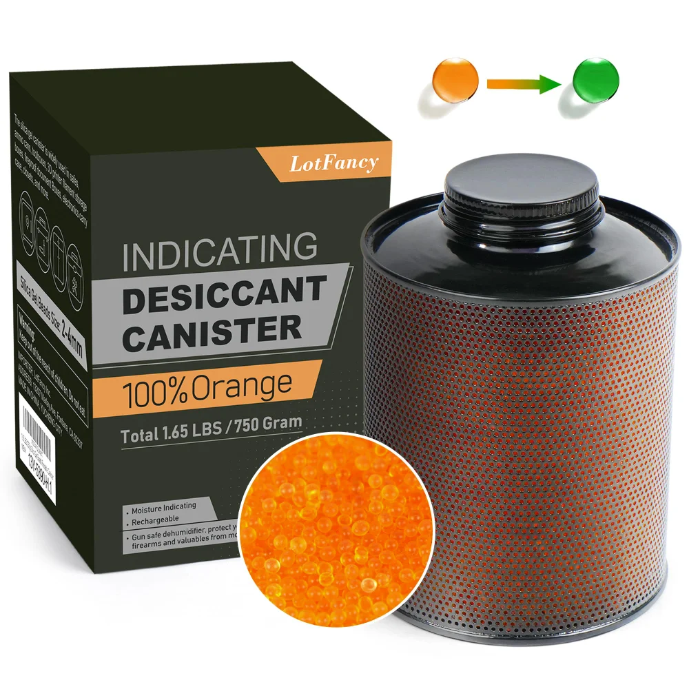 LotFancy Silica Gel Desiccant Dehumidifier for Gun Safe, Green