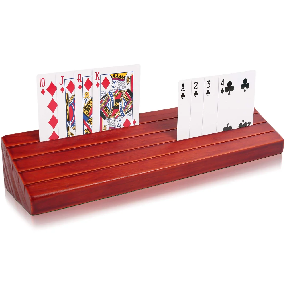 LotFancy Playing Card Holder, 13.8 in, Clear