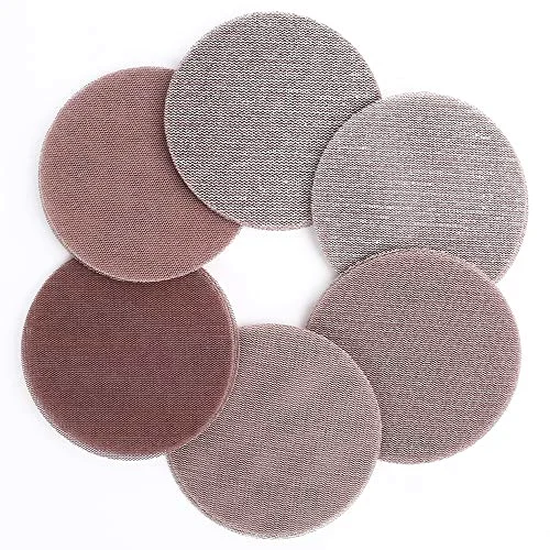 LotFancy Mesh Abrasive Sanding Disc, 5 in, 80-320 grit, 30-pack