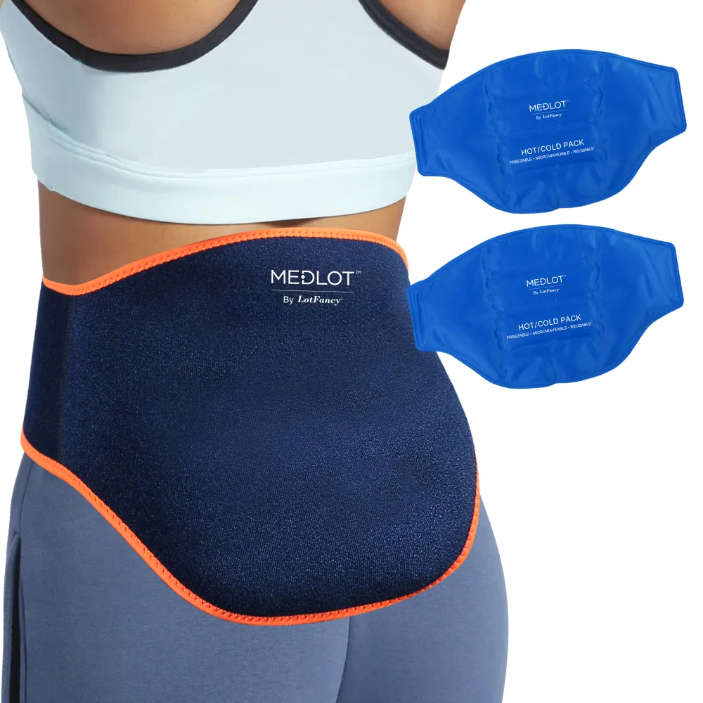 LotFancy Ice Pack Wrap, Blue