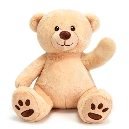 LotFancy Teddy Bear Stuffed Animals, 12 in, Brown