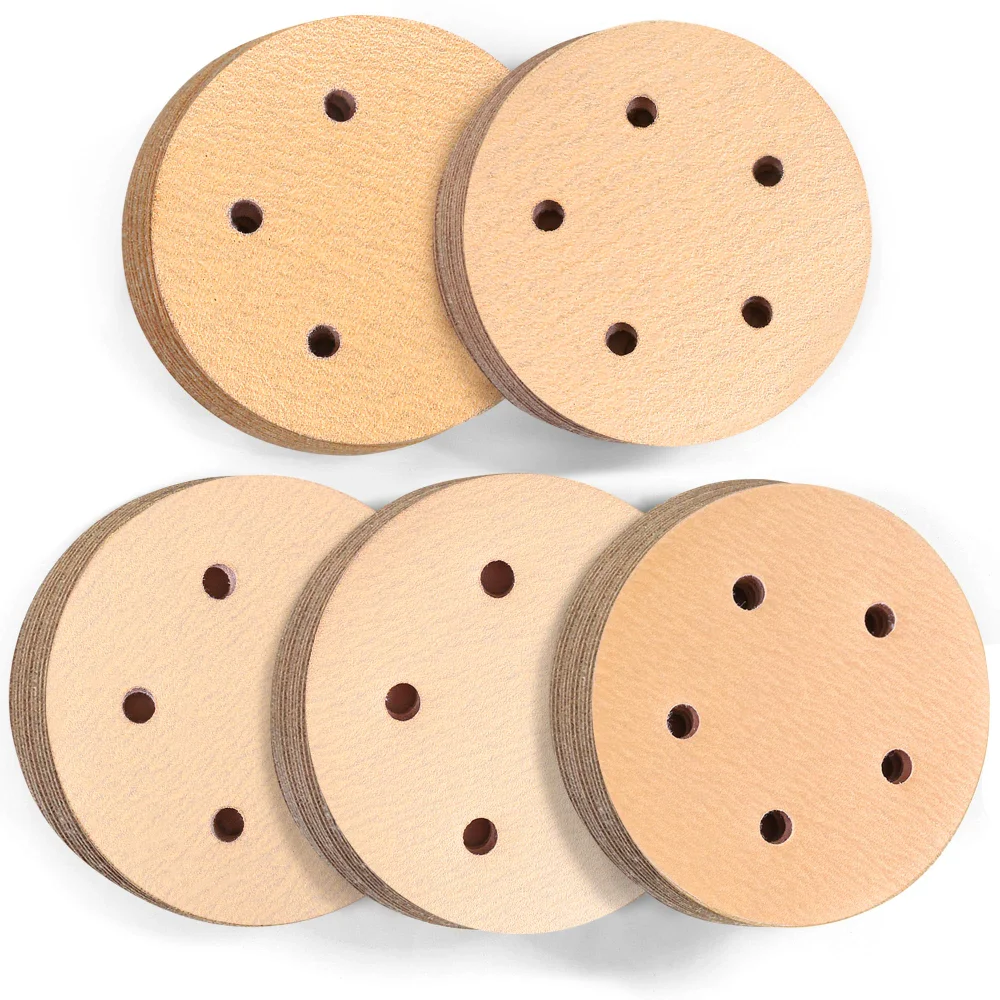 LotFancy Sanding Disc, 5 in, 60-220 grit, 100-pack