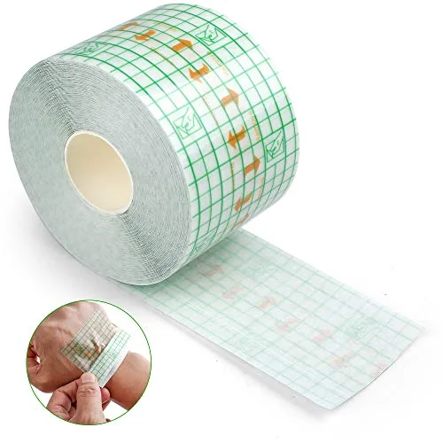 LotFancy Tattoo Aftercare Bandage, 2 in, 13 yd rolls, Clear