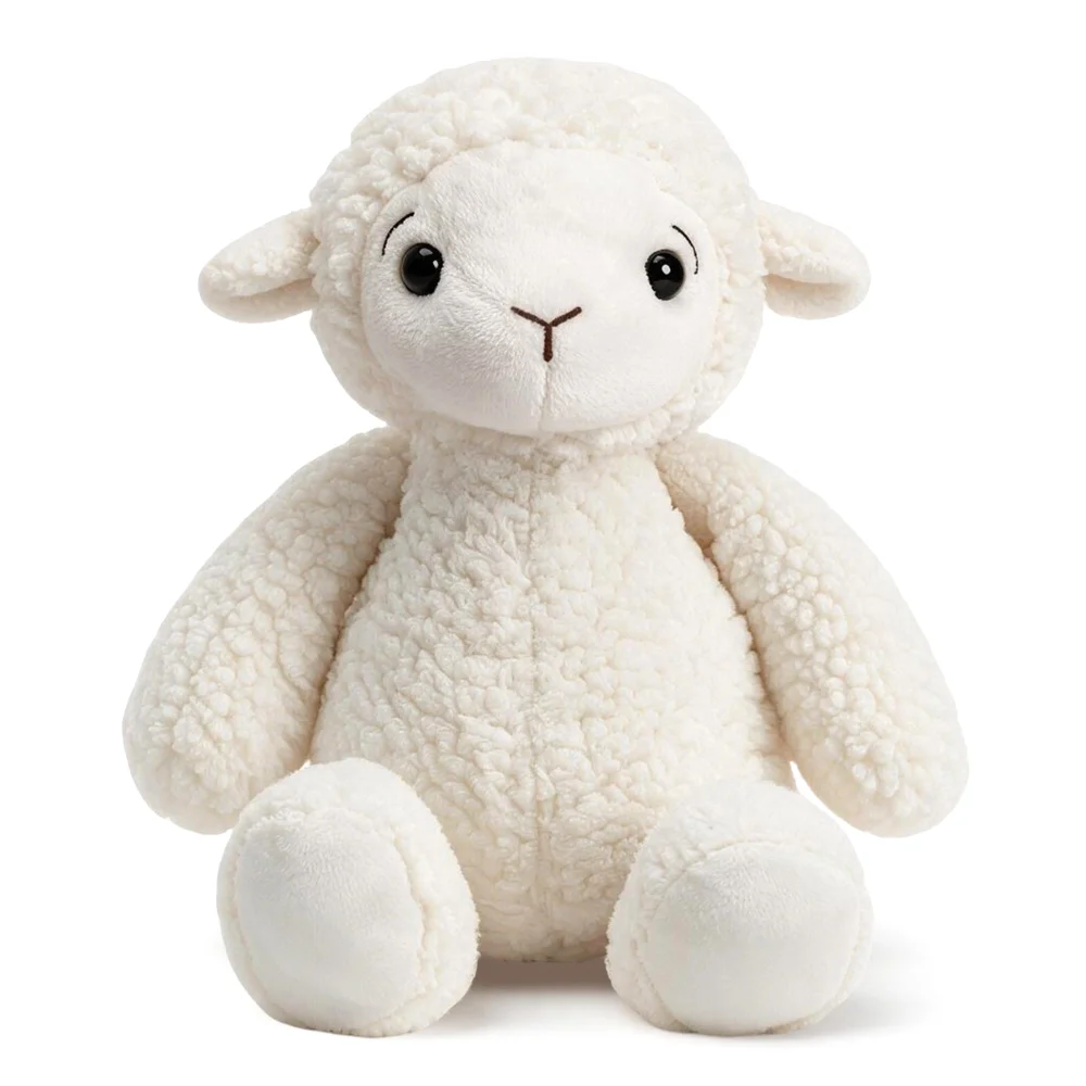 LotFancy Sheep Stuffed Animal, 12 in, White