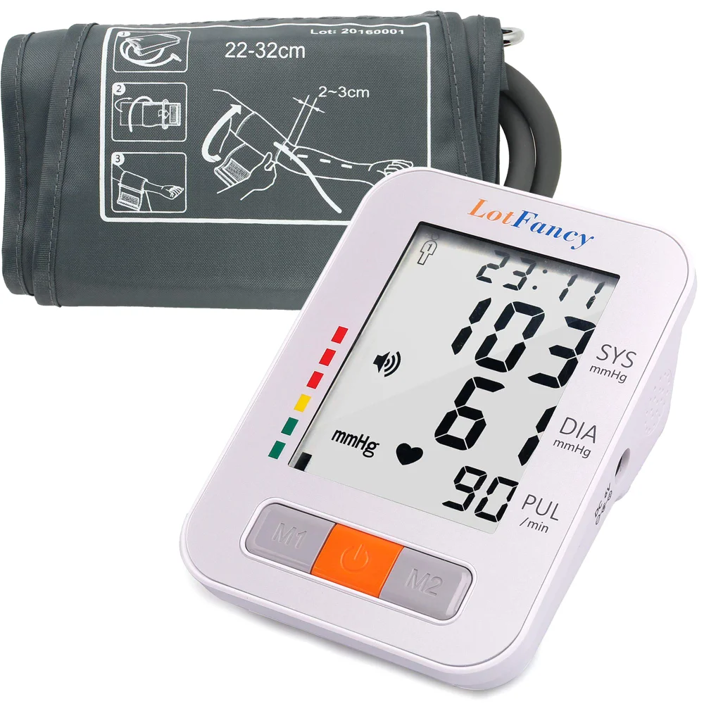 LotFancy Blood Pressure Monitor, fits 9-13 in