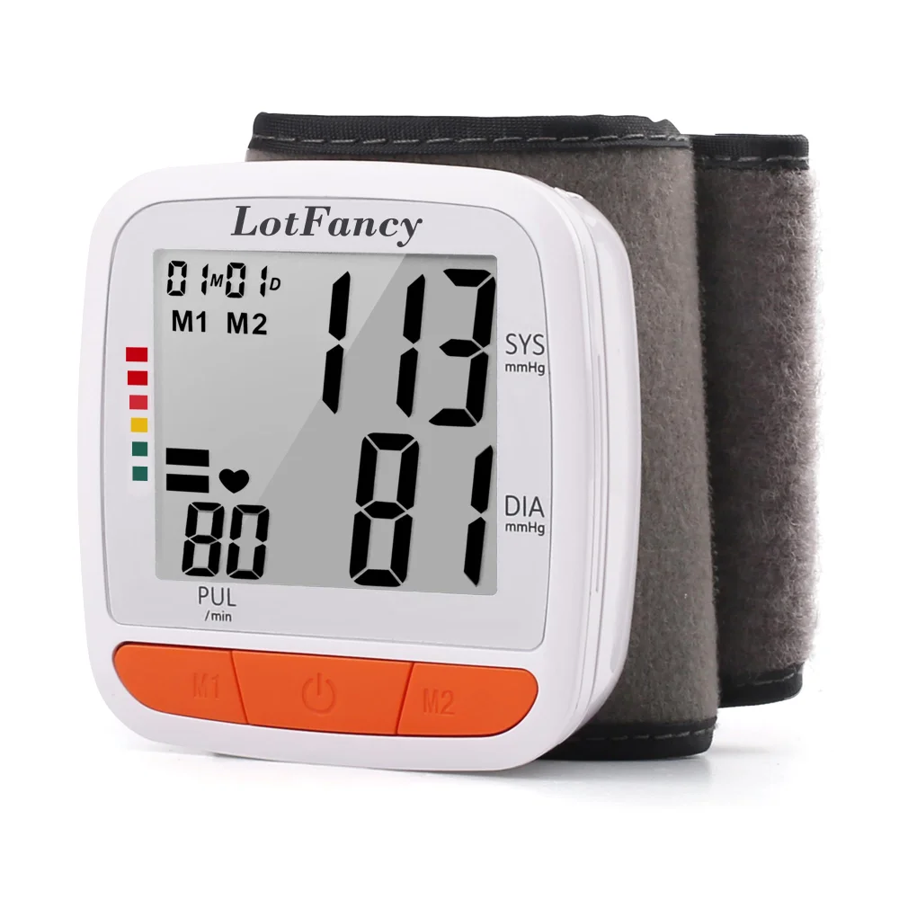 LotFancy Kids Wrist Blood Pressure Monitor, fits 4.9-8.1 in
