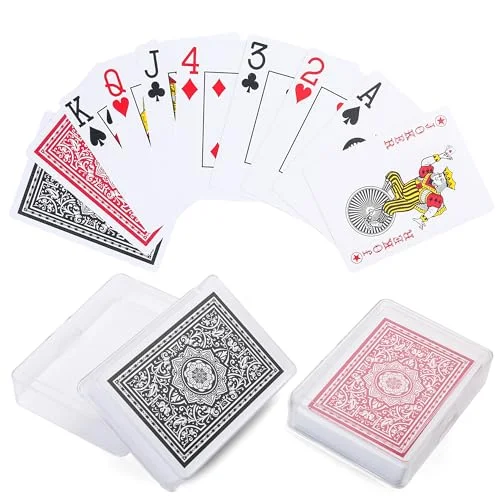 LotFancy Waterproof Playing Cards, 2 decks, 2-pack