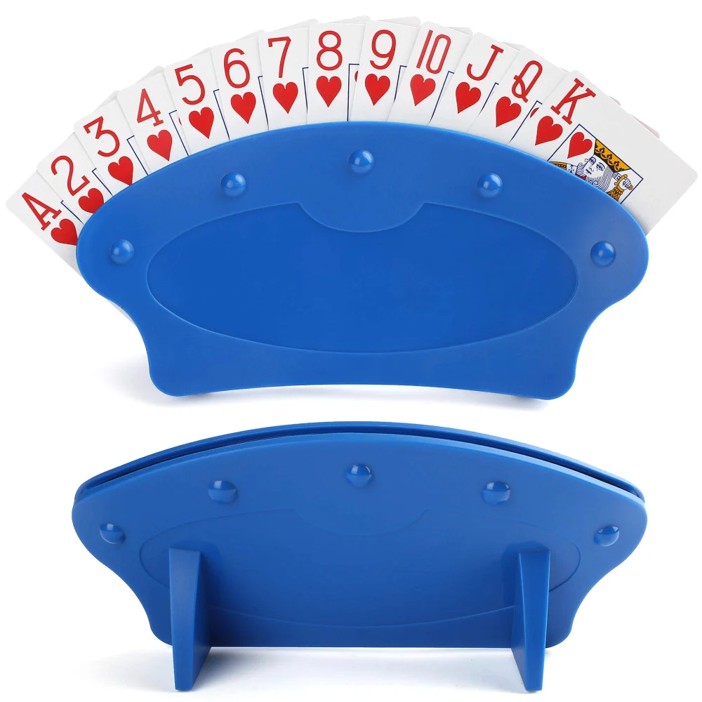 LotFancy Playing Card Holder, 2-pack, Blue