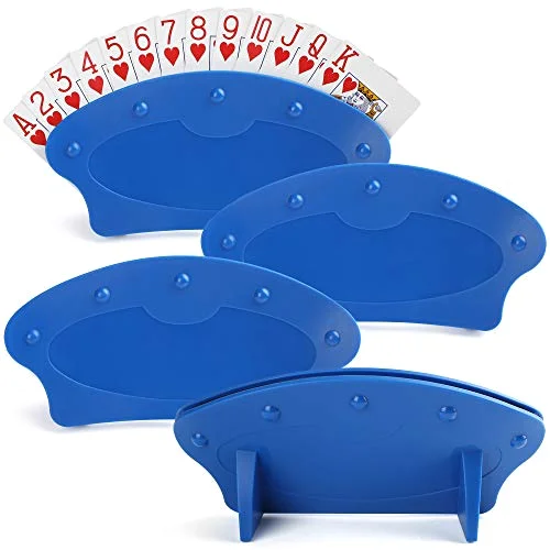 LotFancy Card Holder, 4-pack, Blue