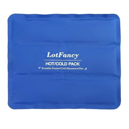 LotFancy Large Ice Pack for Back, 14x12 in, Blue
