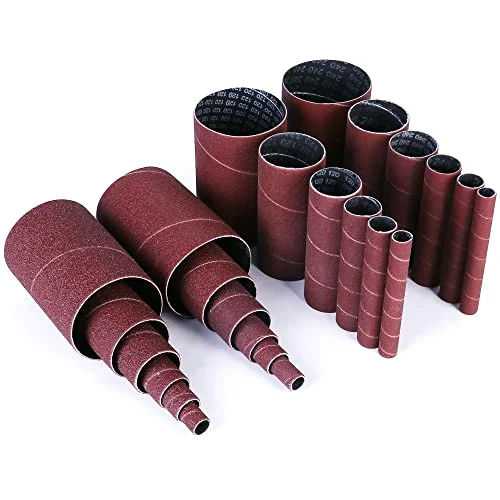 LotFancy Spindle Sander Sleeves, 2 in, 24-pack