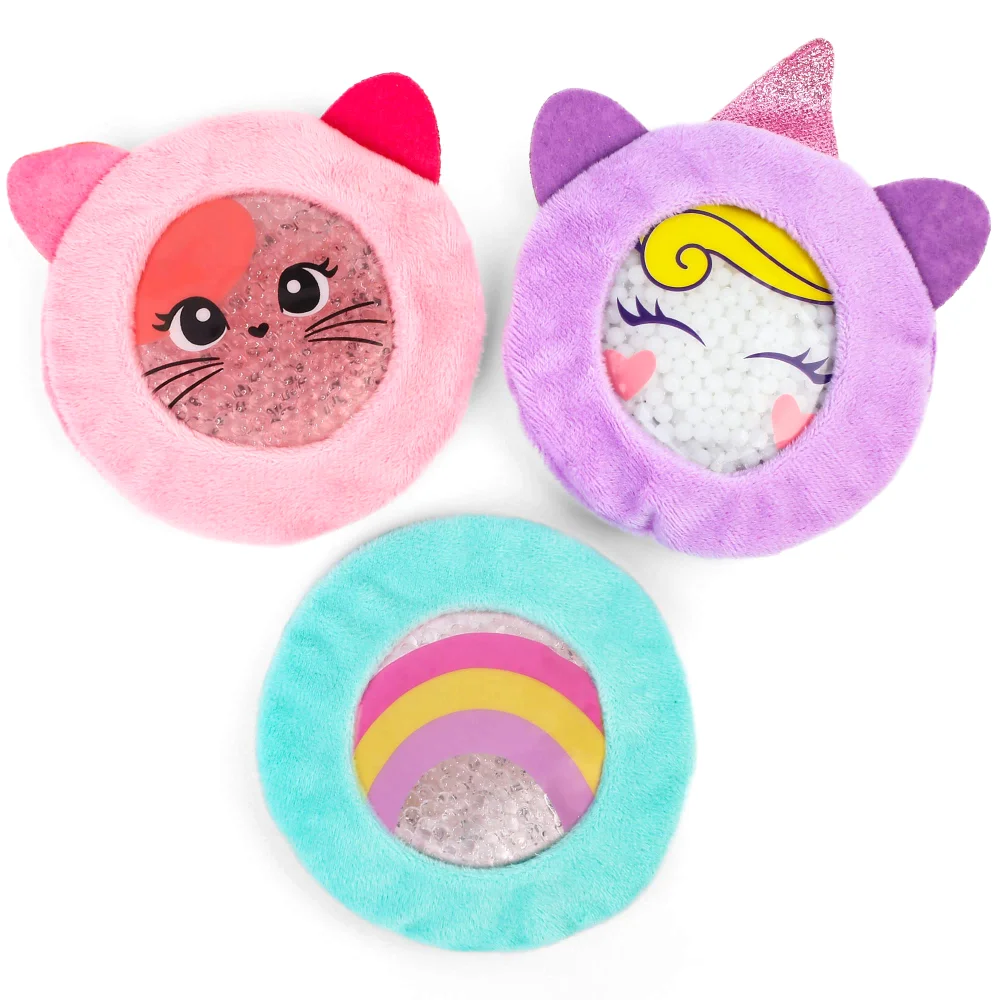 LotFancy Kids Ice Packs, 4.75 in, 3-pack, Multicolor