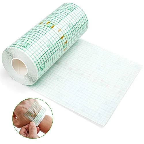 LotFancy Tattoo Aftercare Bandage, 6 in, 8.8 yd rolls, Clear