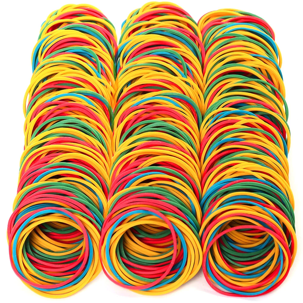 LotFancy Rubber Bands, 2 in, 600-pack, Green