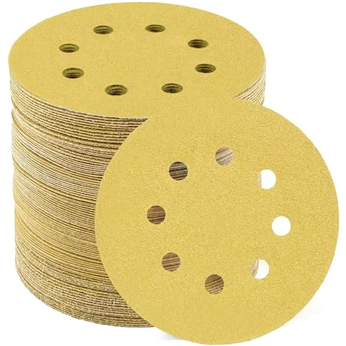 LotFancy Sanding Disc, 5 in, 80 grit, 100-pack