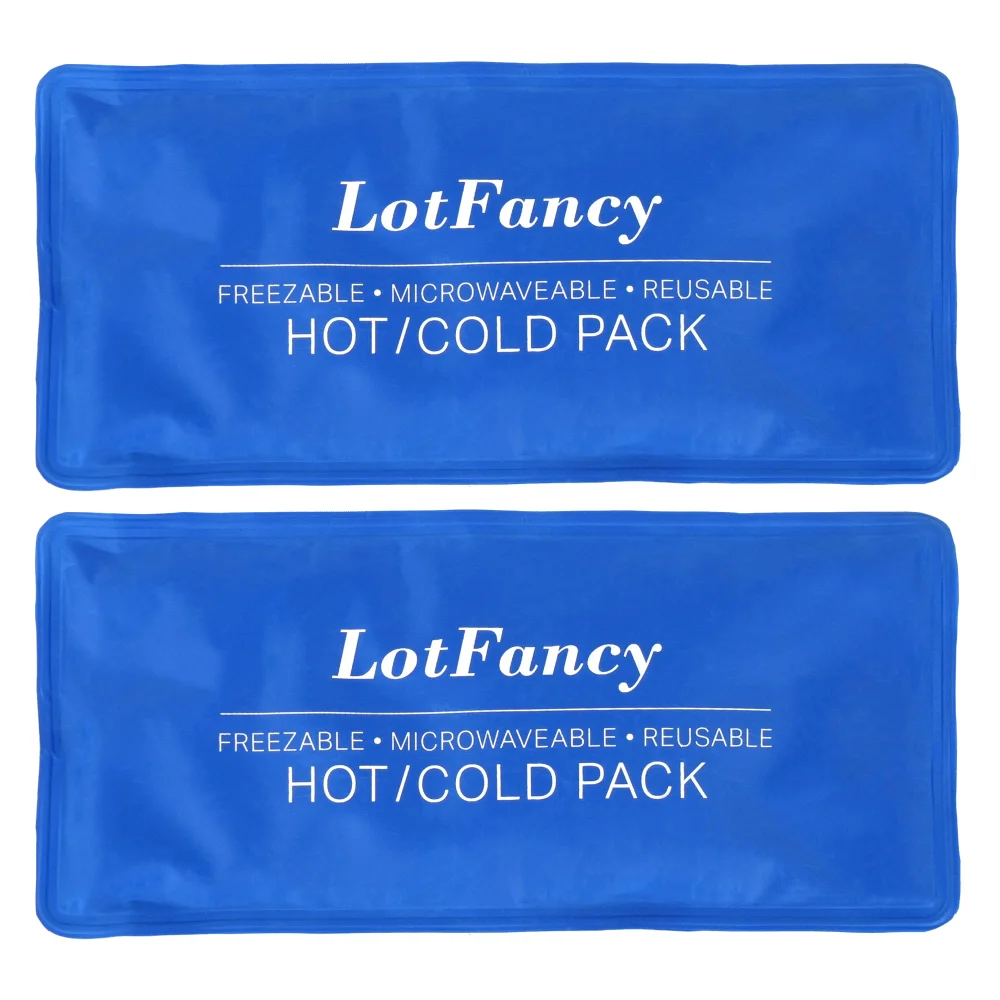 LotFancy Ice Packs for Injuries, 2-pack, Blue